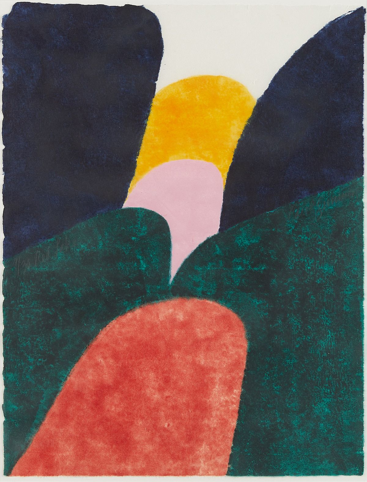 le_pho_banner 2 Carol Summers "Red Lake" Woodcut ca. 1970s