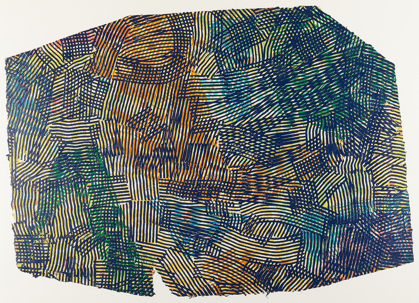 le_pho_banner 2 Sam Gilliam "Lattice III" Mixed Media 1982