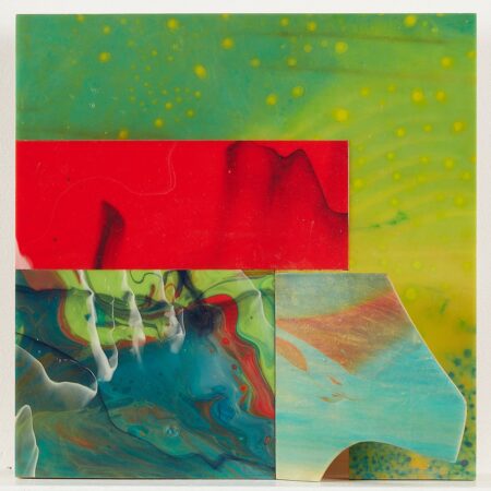 Sam Gilliam "Marked Squared" Acrylic On Birch 2000