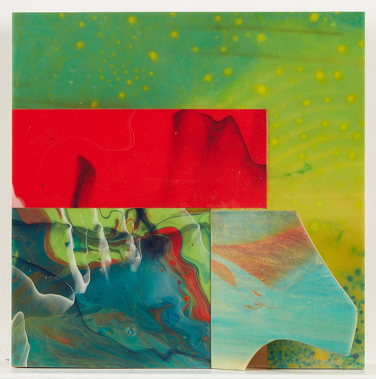 le_pho_banner 2 Sam Gilliam "Marked Squared" Acrylic On Birch 2000