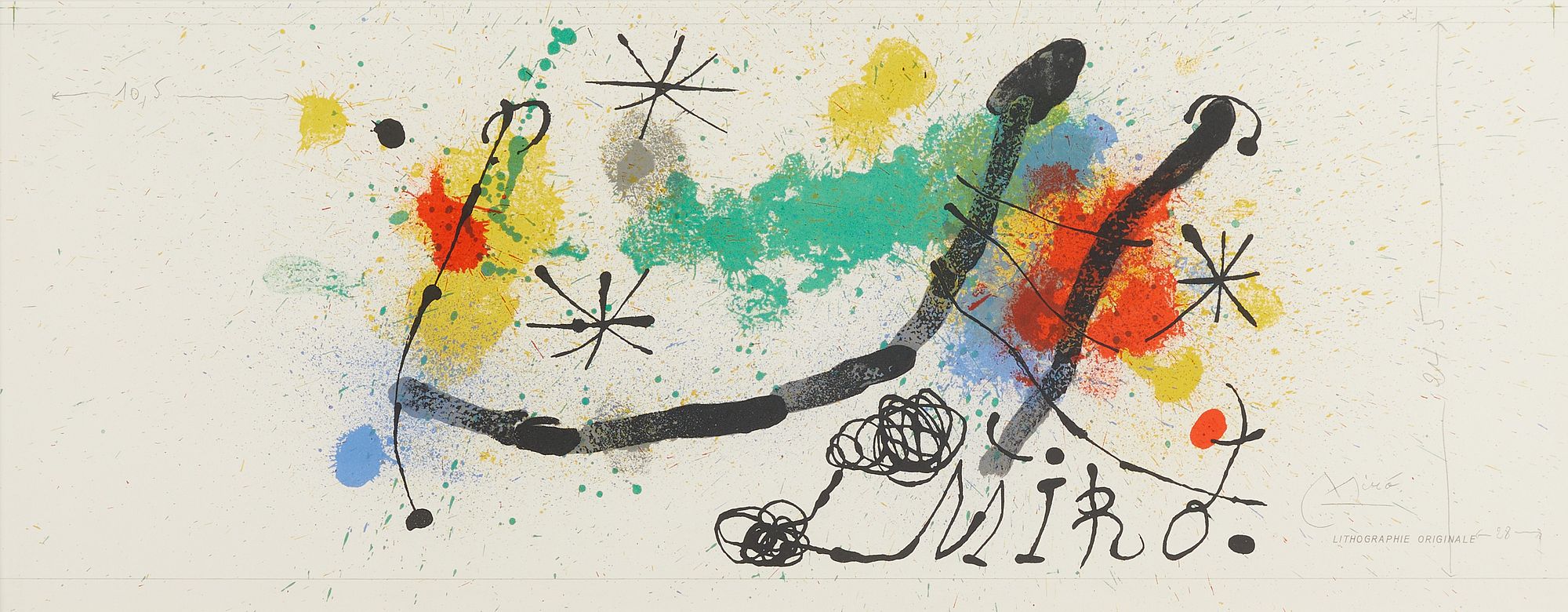 le_pho_banner 2 Joan Miro Lithograph w/ Original Notations