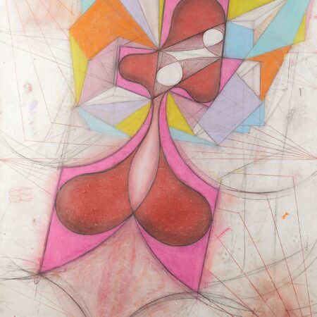 John Newman Mixed Media Drawing 1989