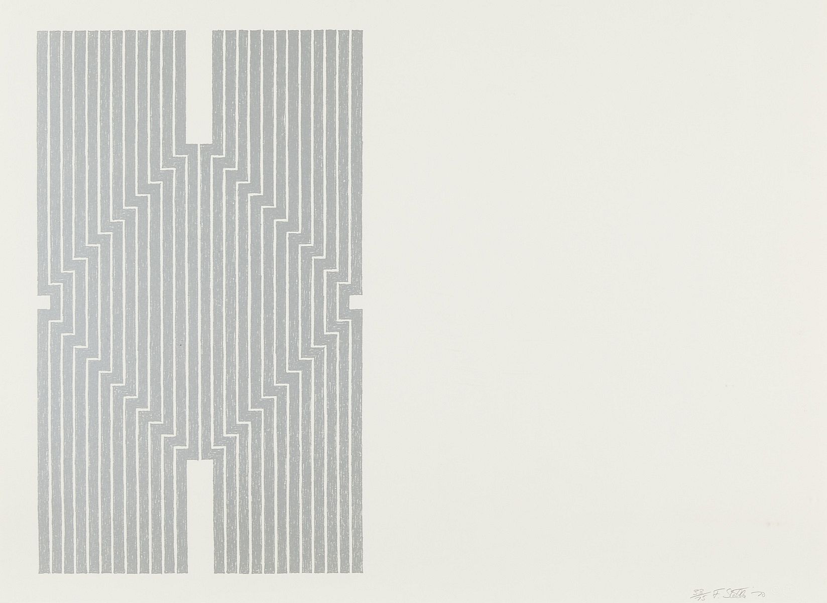 le_pho_banner 2 Frank Stella "Six Mile Bottom" Lithograph on Paper