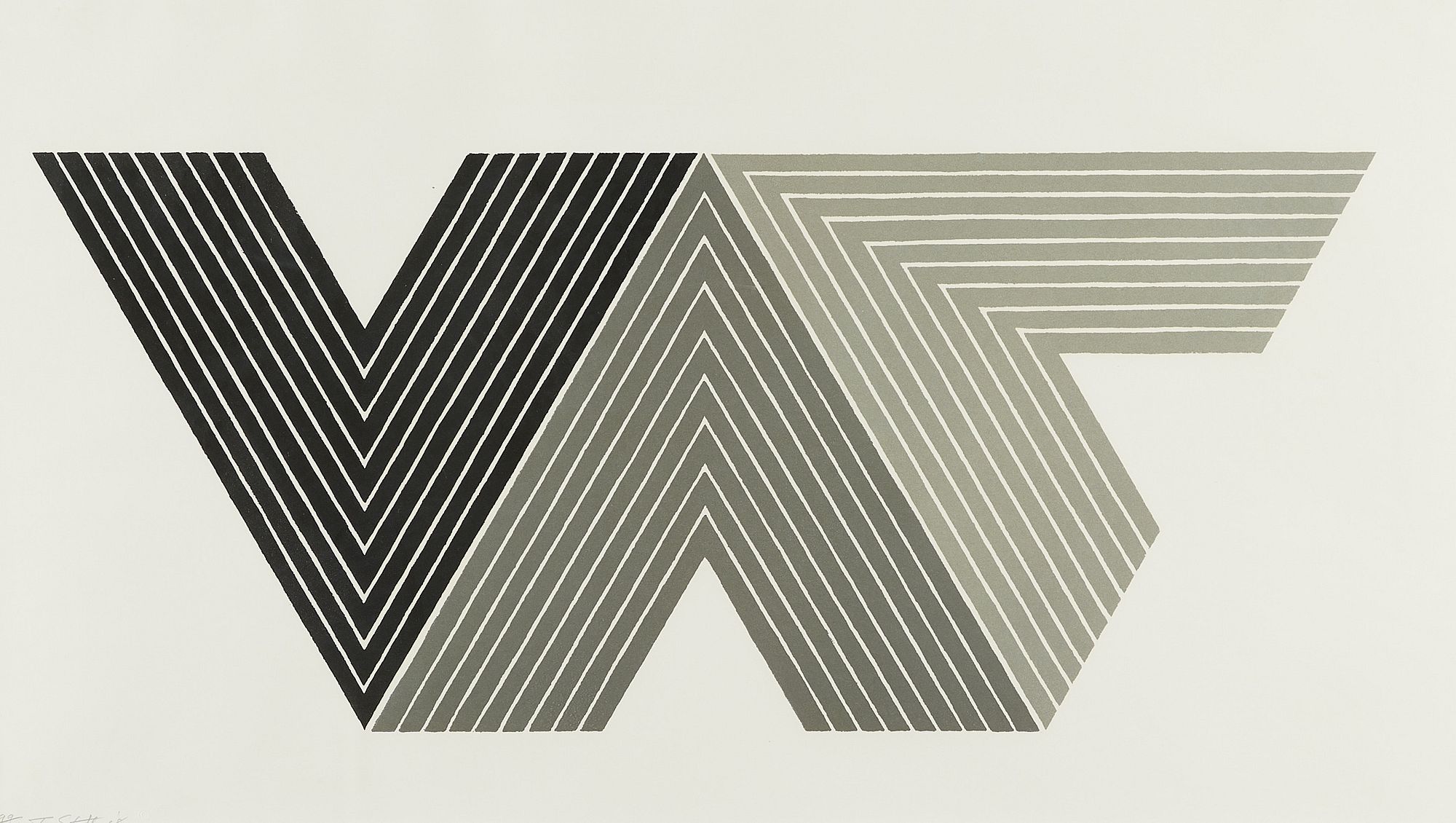 le_pho_banner 2 Frank Stella "Quathlamba I" Lithograph 1968