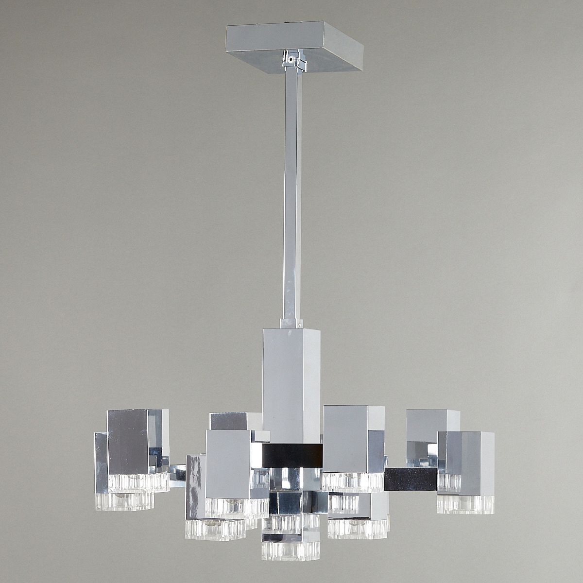 Gaetano Sciolari MCM Cubic Chandelier