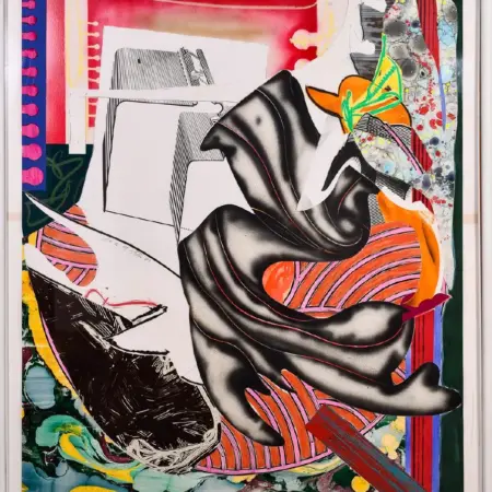 Frank Stella (b. 1936) "Moby Dick Series" Lithograph and Silkscreen 1985