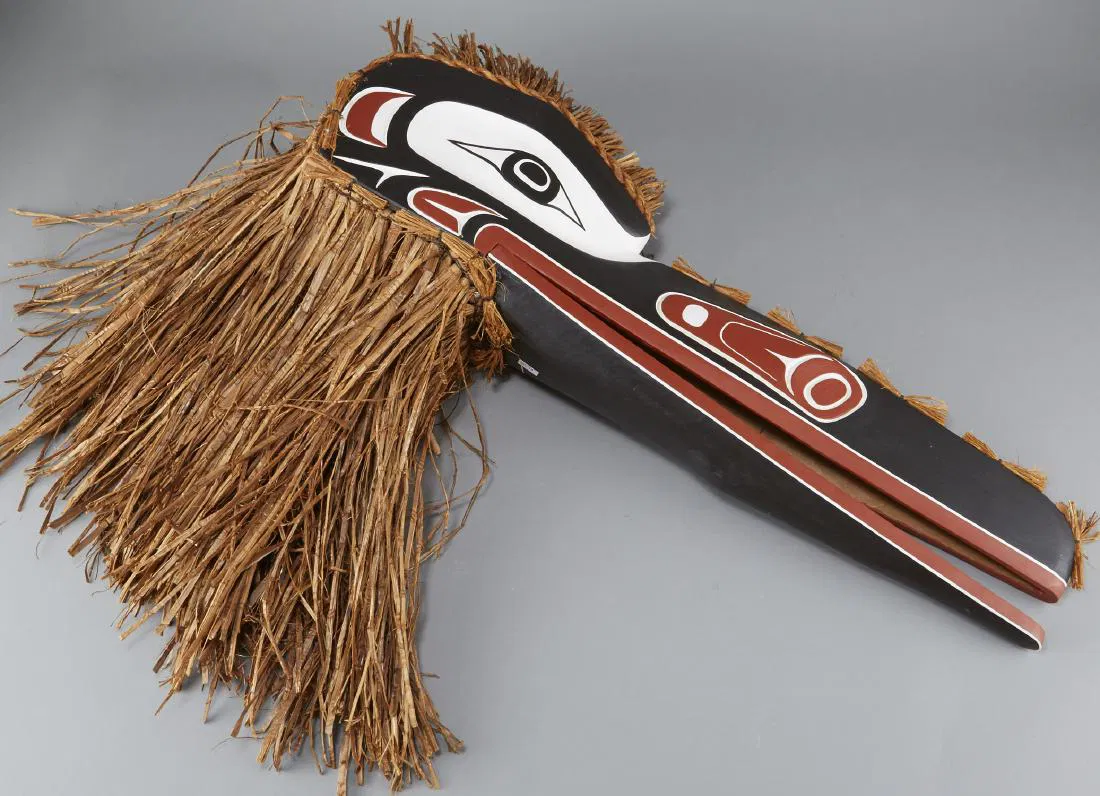 le_pho_banner 2 Knox Raven Mask Northwestern Native American