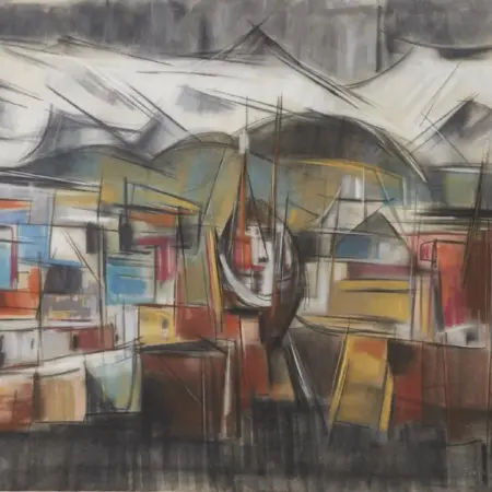 Elof Wedin Pastel on Paper