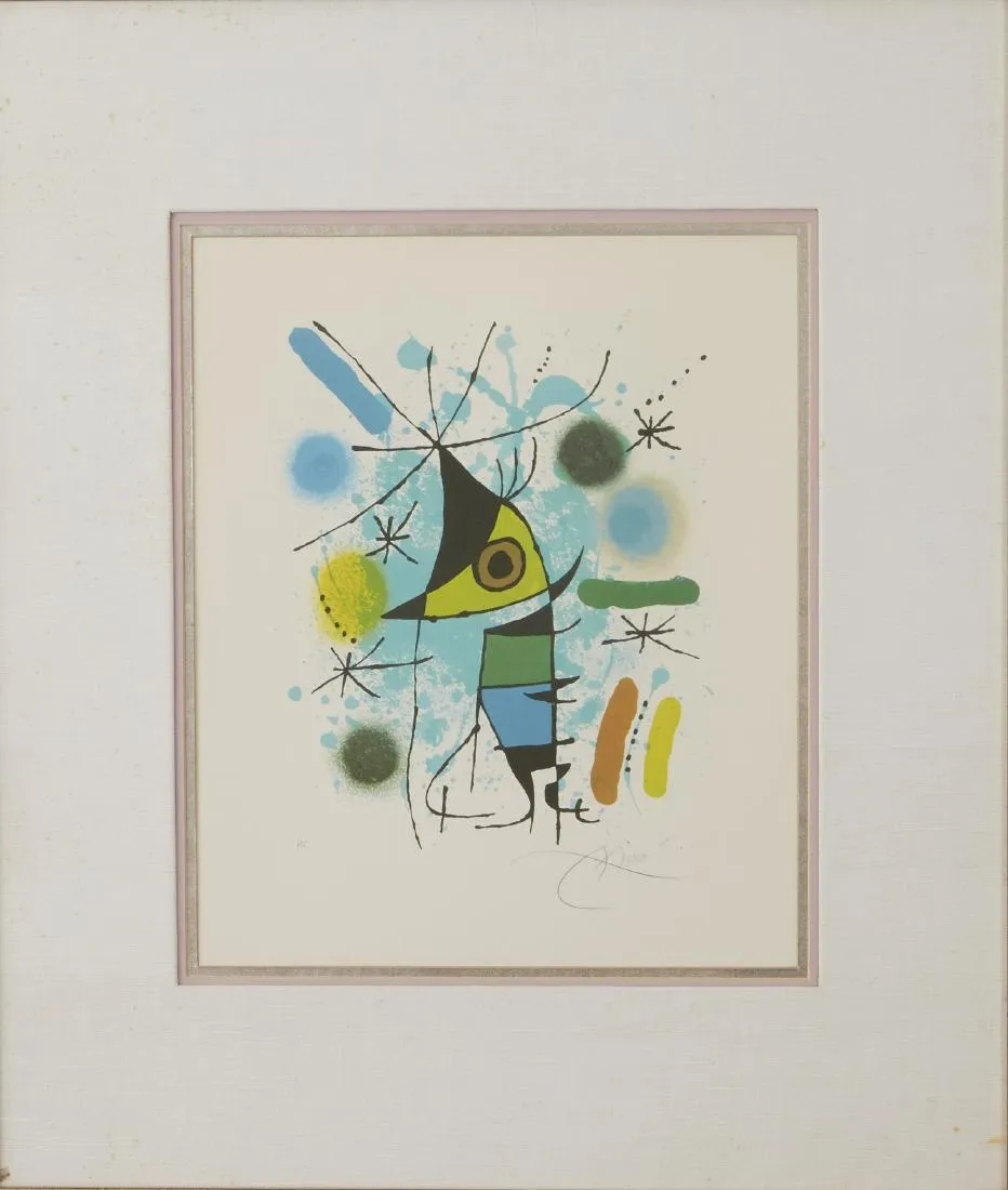 le_pho_banner 2 Joan Miro Volume 1 Fish Lithograph
