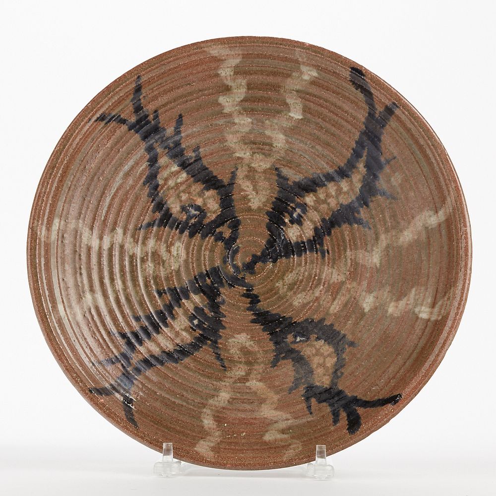 le_pho_banner 2 Harding Black Studio Pottery Bowl w/ Fish 1946