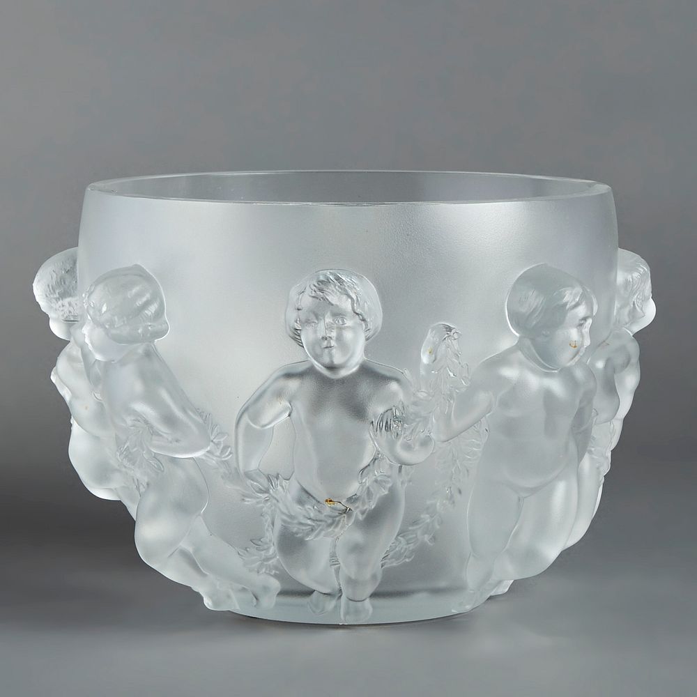 le_pho_banner 2 Lalique Luxembourg Cherub Glass Bowl