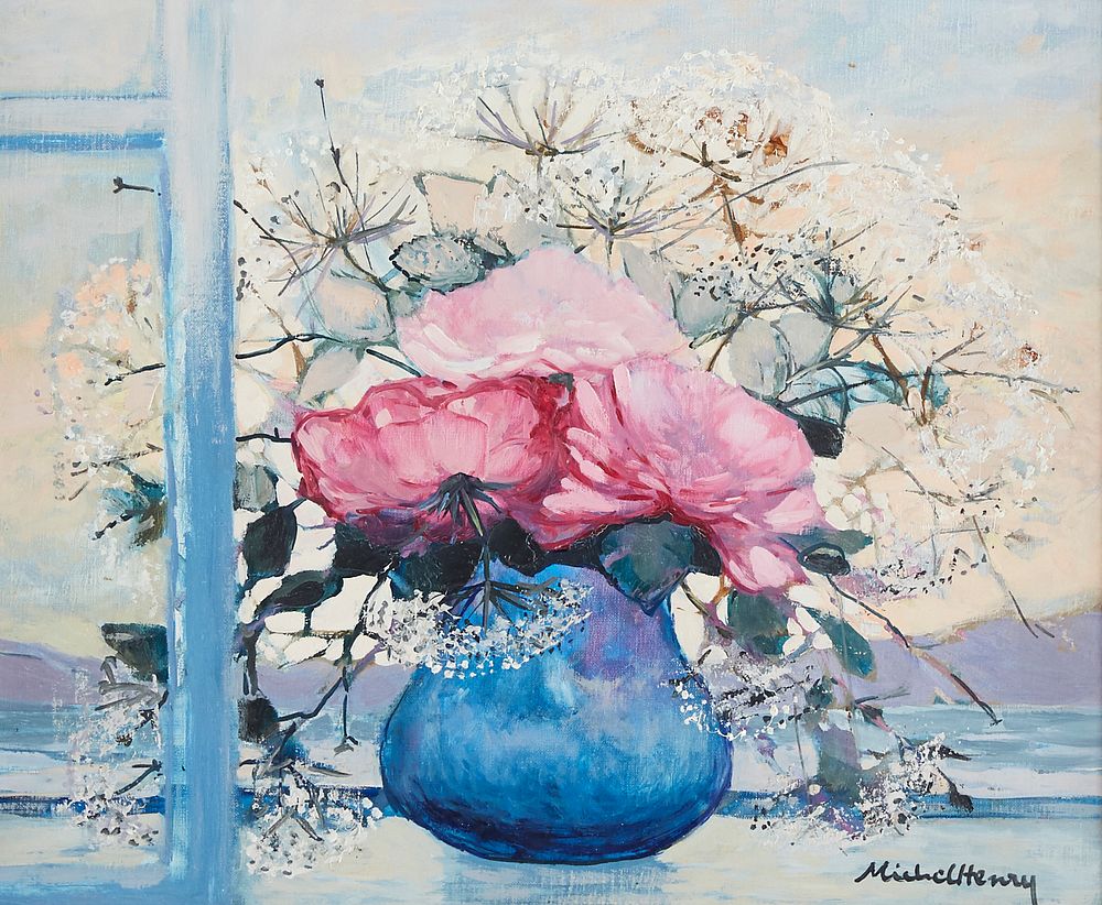 le_pho_banner 2 Michel Henry Still Life Oil on Canvas