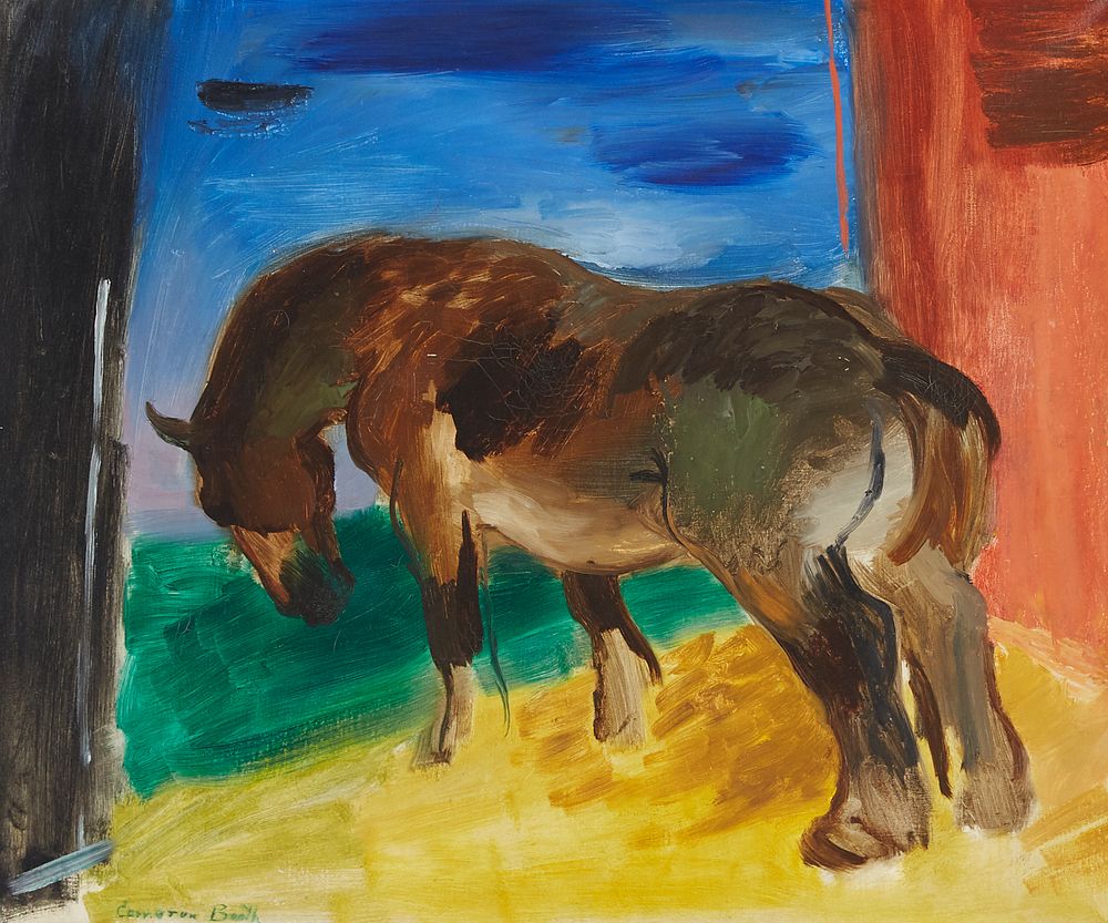 le_pho_banner 2 Cameron Booth Chestnut Horse Oil on Canvas