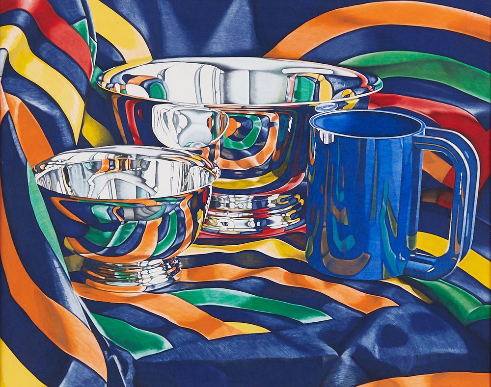 le_pho_banner 2 Jeanette Pasin Sloan "Still Life with Blue Cup" Mixed Media