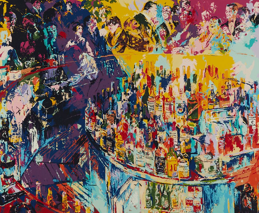 le_pho_banner 2 Leroy Neiman "Toots Shor's Bar" Serigraph