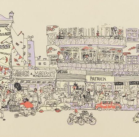 Red Grooms "Discount Store" Screenprint