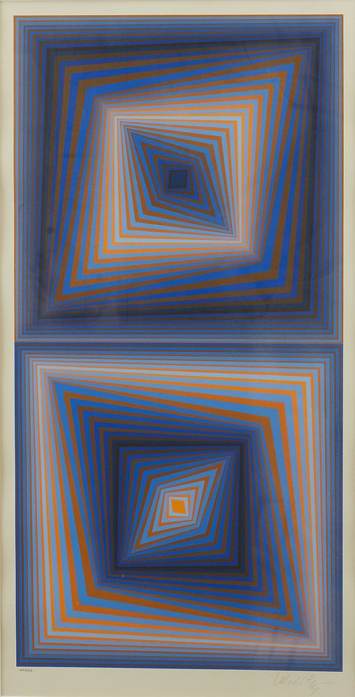 le_pho_banner 2 Victor Vasarely "Serpent Parmiles" Silkscreen Print