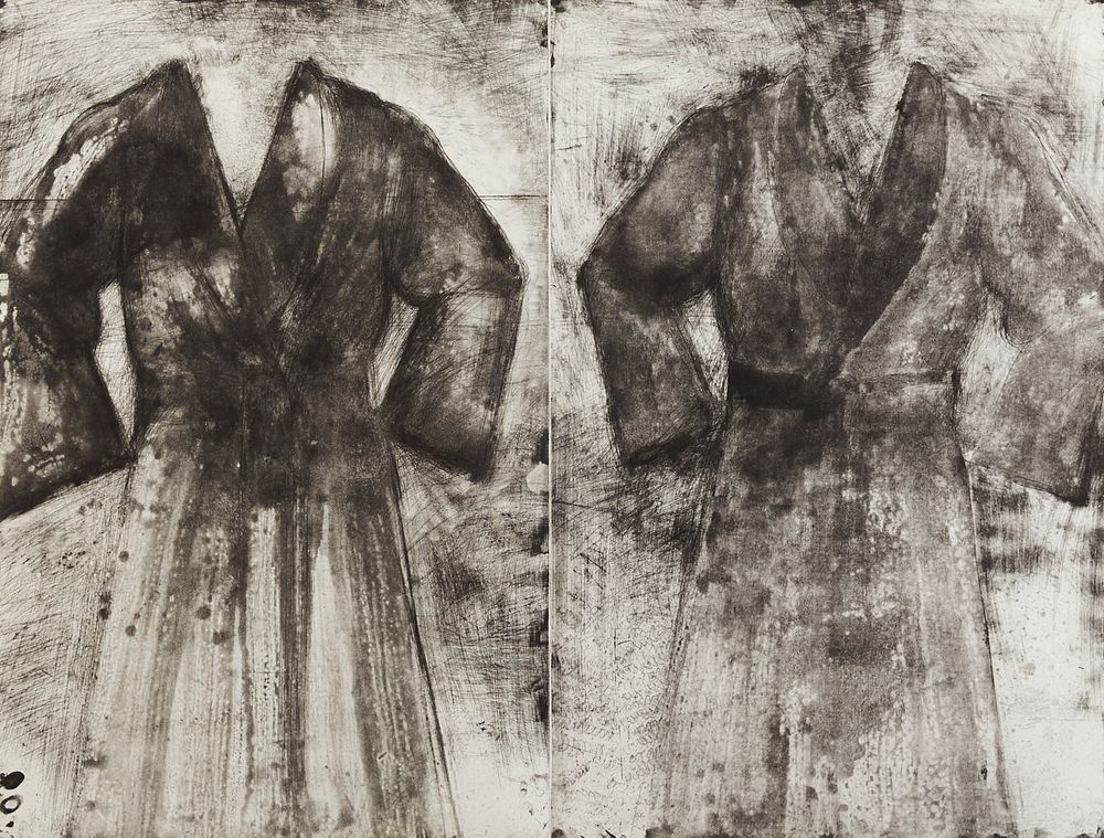 le_pho_banner 2 Jim Dine "2 Robes (Ferns, Acid, & Water)" Etching (Diptych)