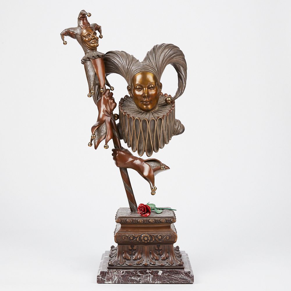 le_pho_banner 2 Bill Toma "Encore Dreams" Bronze Jester Sculpture