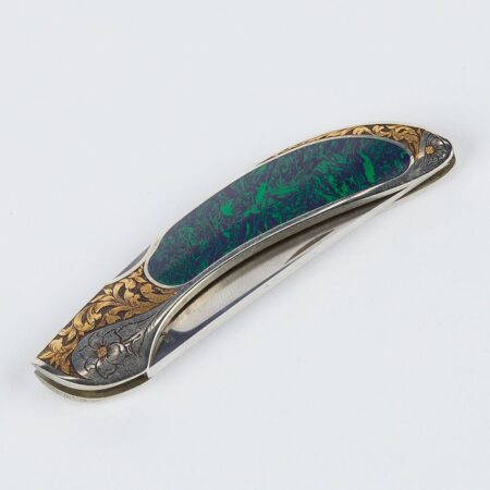 Gil Rudolph Engraved Jim Martin Folding Knife
