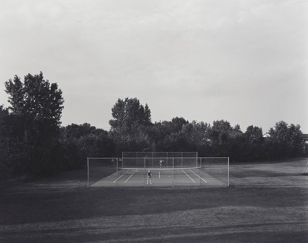 le_pho_banner 2 Frank Gohlke "Tennis Court St. Paul" Photograph