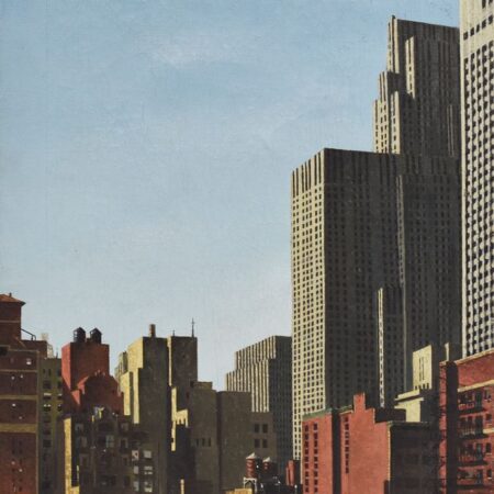 Jose Manuel Capuletti New York Skyline Oil on Canvas