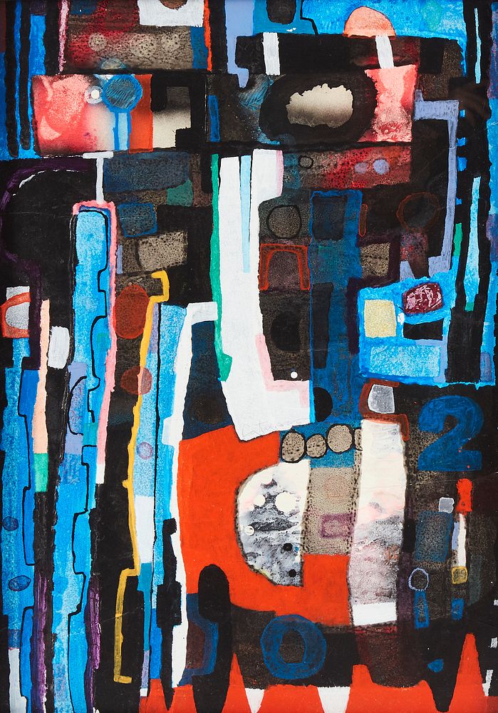 le_pho_banner 2 Louis Catusco "Black Mass IV" Acrylic on Board