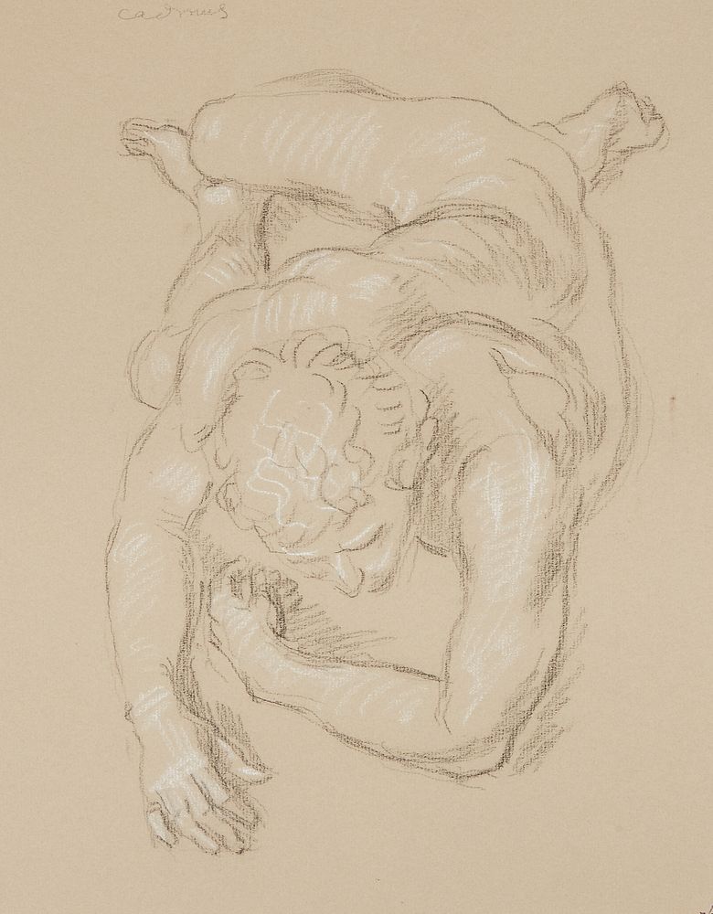 le_pho_banner 2 Paul Cadmus Male Nude Crayon Sketch