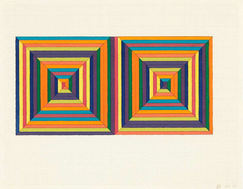 Frank Stella "Fortin de las Flores" Screenprint