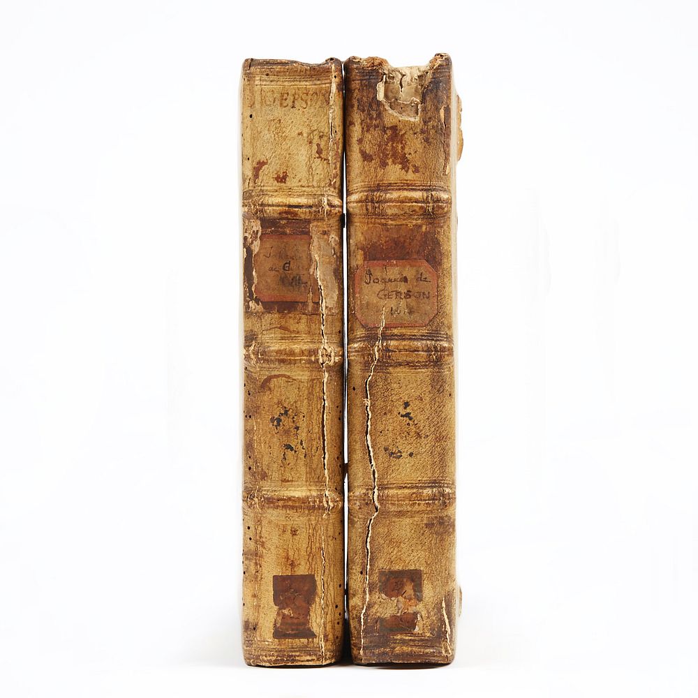 le_pho_banner 2 Jean Charlier de Gerson 2 Vol Embossed Vellum ca. 1509