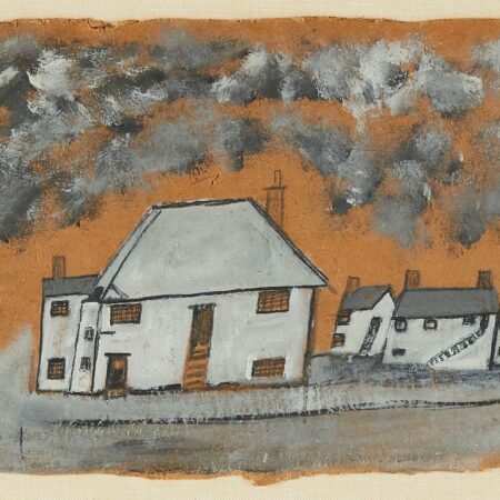 Alfred Wallis "The White House" Painting on Board