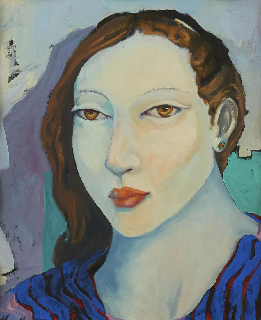le_pho_banner 2 Miguel Martinez Portrait of a Woman Oil on Canvas