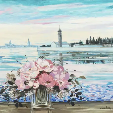 Michel Henry Landscape Oil on Canvas