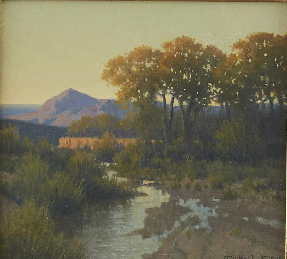 le_pho_banner 2 Michael Stack "San Pedro Evening Light" Oil on Canvas