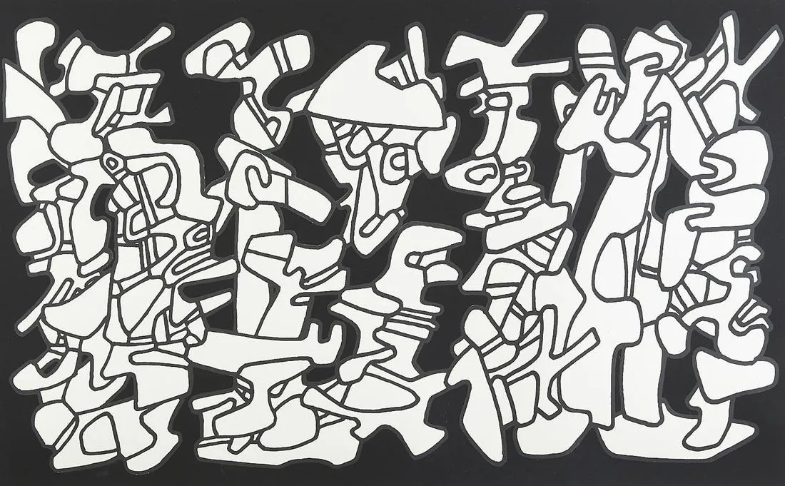 le_pho_banner 2 Jean Dubuffet "Evocations" Screenprint