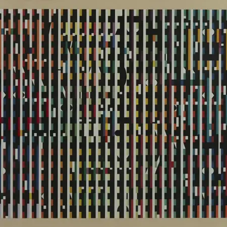 Yaacov Agam "Moon to Midnight" Silkscreen