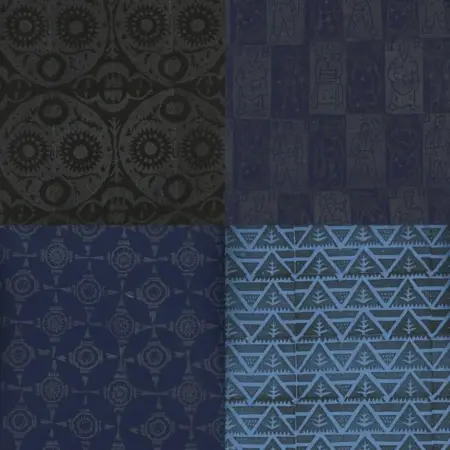 WPA Milwaukee Handicraft Project Blockprinted Textiles Folio Vol 1