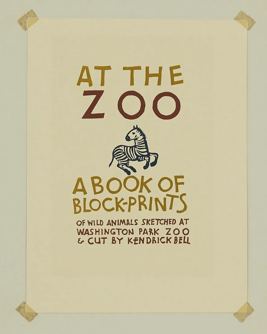 le_pho_banner 2 WPA Milwaukee Handicraft Project Book Design Portfolio "At the Zoo"