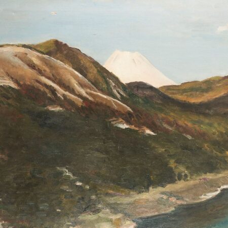 Ken'ichi Nakamura Mountain Landscape Oil on Canvas 1934