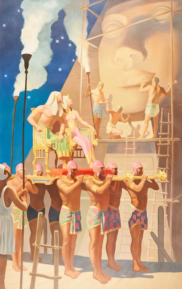 le_pho_banner 2 Charles Rubino "Egyptian Queen" Oil on Board