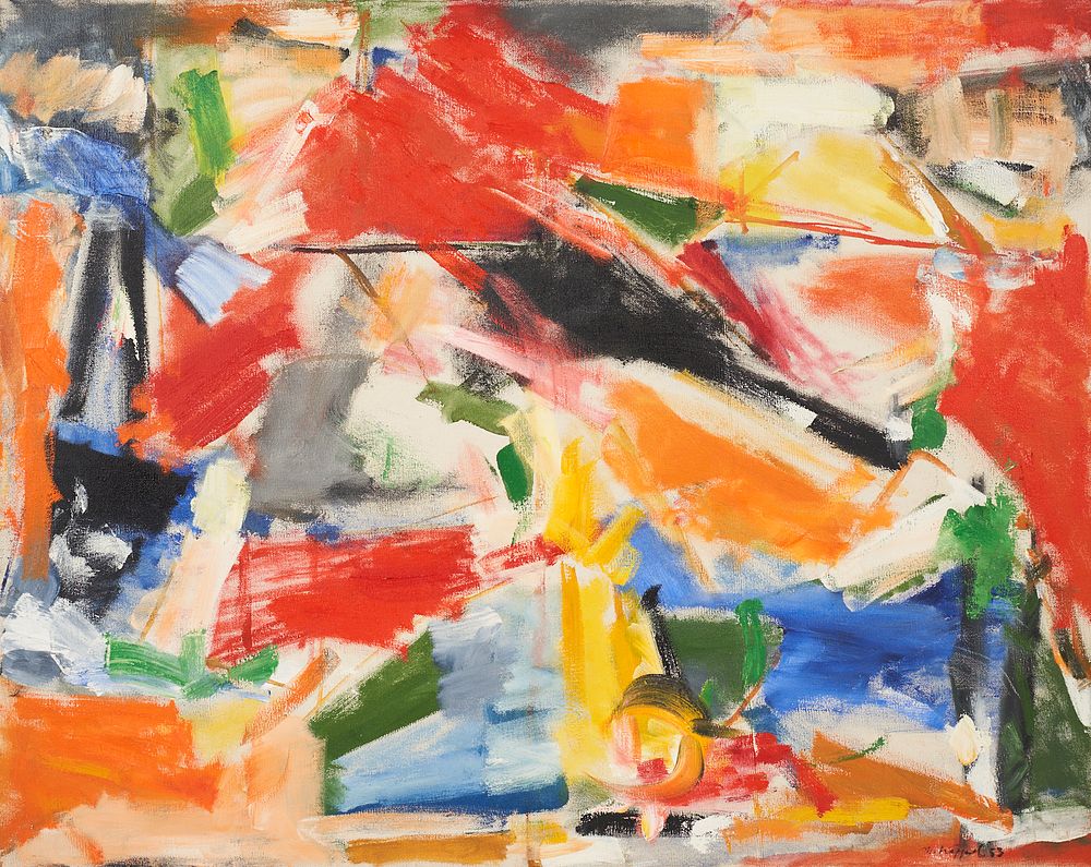 le_pho_banner 2 Hugh Kappel Colorful Abstract Oil on Canvas
