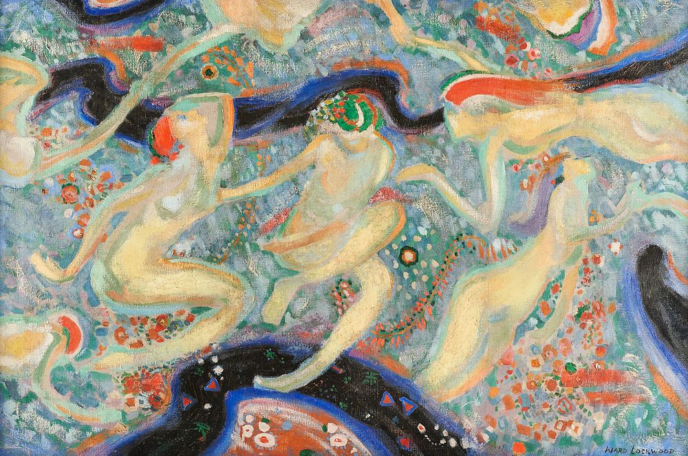 le_pho_banner 2 Ward Lockwood Female Nudes Oil on Canvas