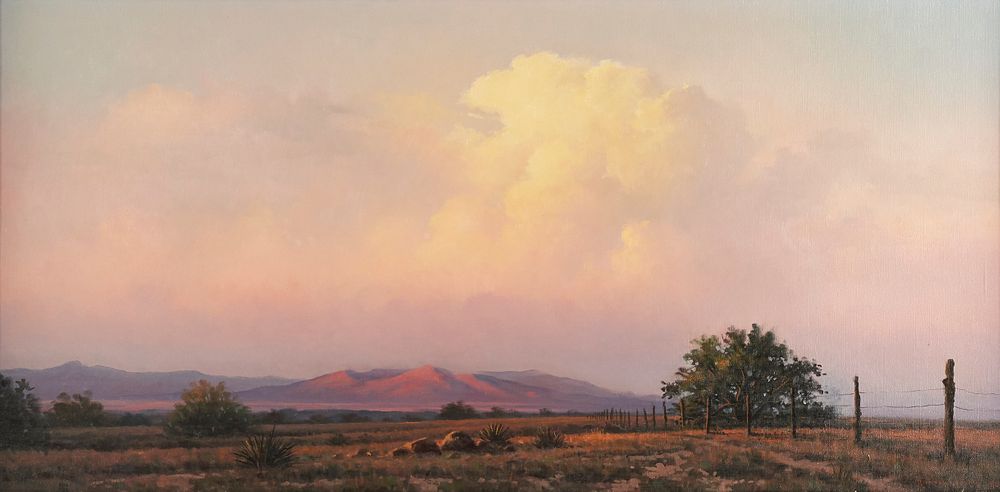 le_pho_banner 2 Michael Stack "Evening Clouds Over Benson" Oil on Canvas