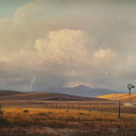 Michael Stack "A Summer Storm" Oil on Canvas