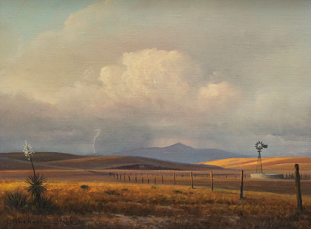 le_pho_banner 2 Michael Stack "A Summer Storm" Oil on Canvas