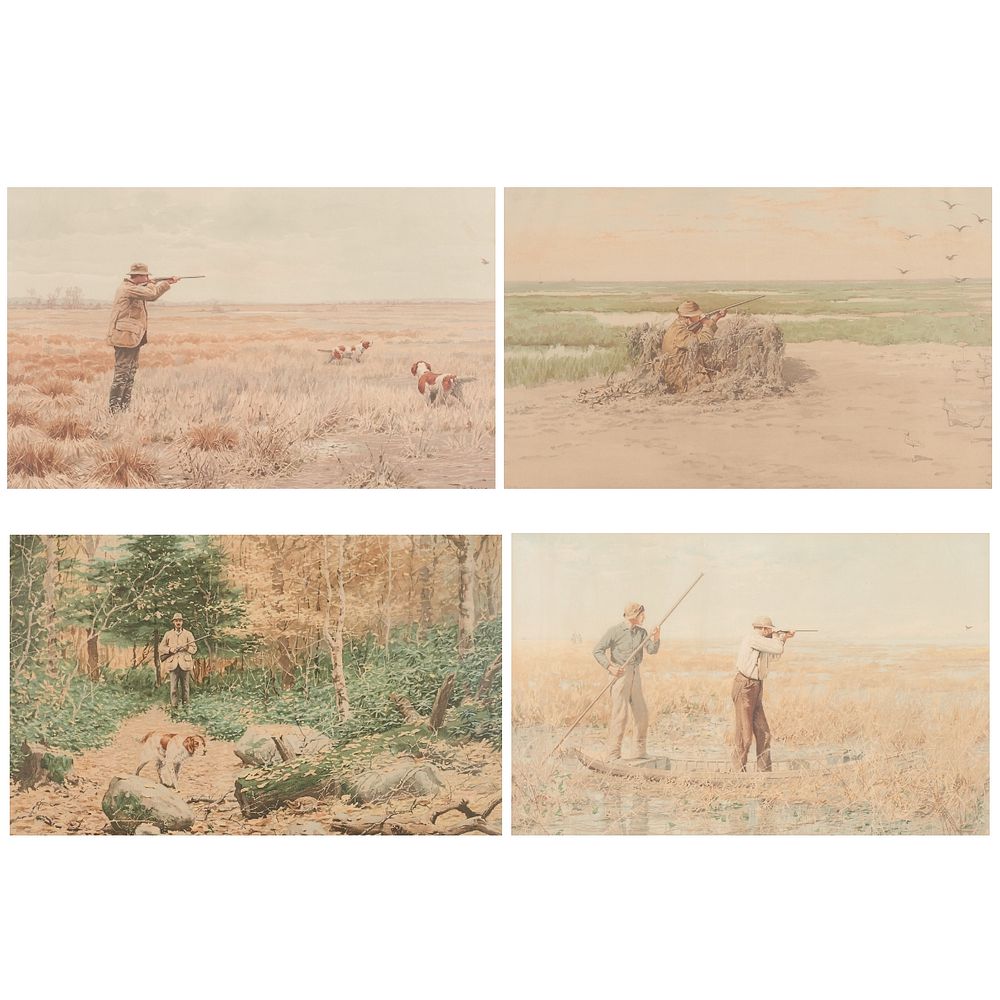 le_pho_banner 2 Arthur B. Frost "Scribner's Shooting" Chromolithographs