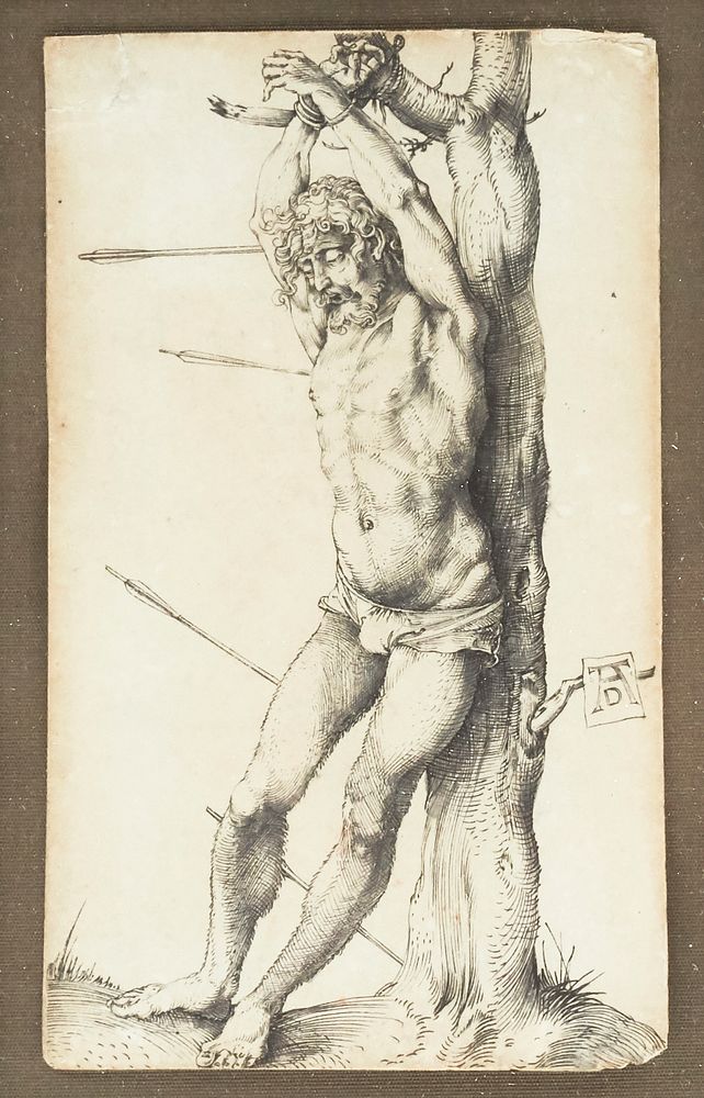 le_pho_banner 2 Albrecht Durer "St. Sebastian Tied to a Tree" Engraving