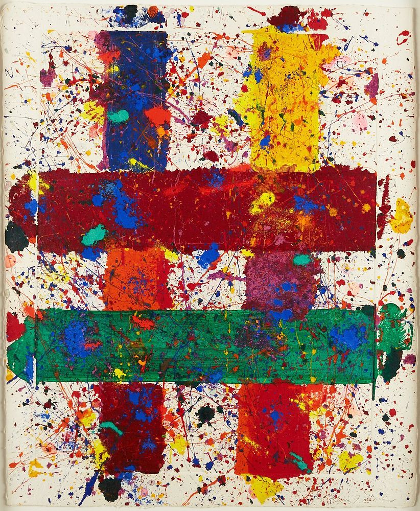 le_pho_banner 2 Sam Francis Abstract Monotype 1979