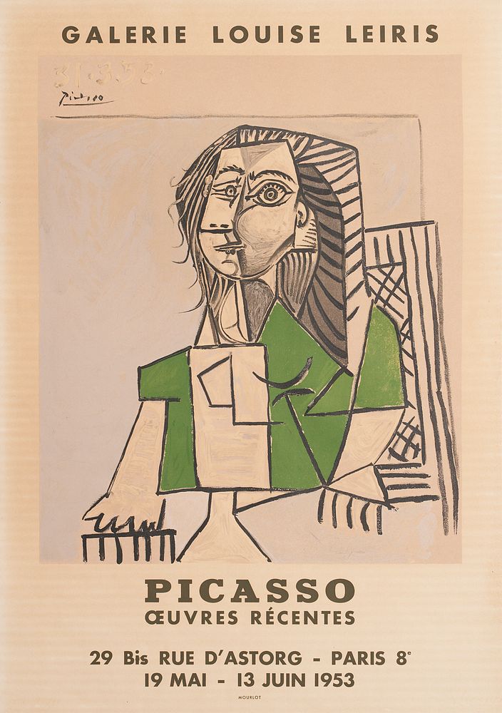 le_pho_banner 2 Picasso Galerie Louise Leiris Exhibition Poster