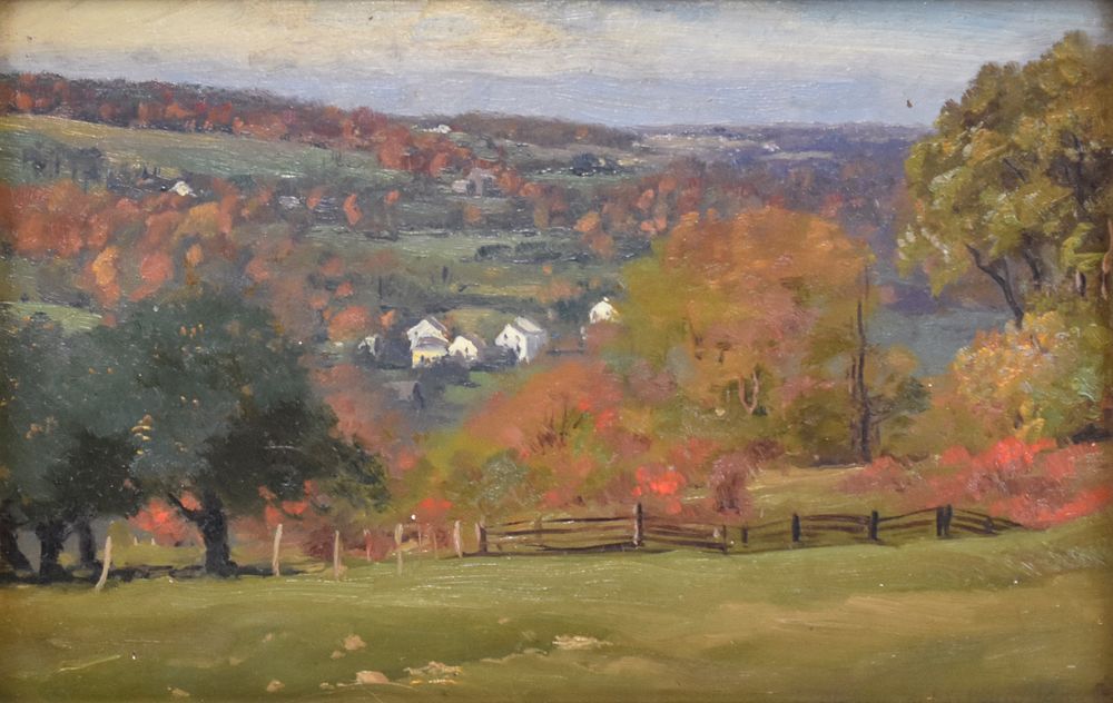 le_pho_banner 2 Alexis Fournier Autumnal Landscape Oil on Board